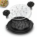 Handheld Meat Shredder With Glass Bowl And Non-Slip Base