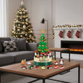 LumoTree Gör-det-själv Julmusiklåda med Träddesign och Vi önskar dig en God Jul