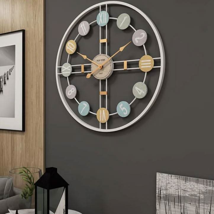 SereneTime Quiet Wall Clock For A Peaceful Living Space