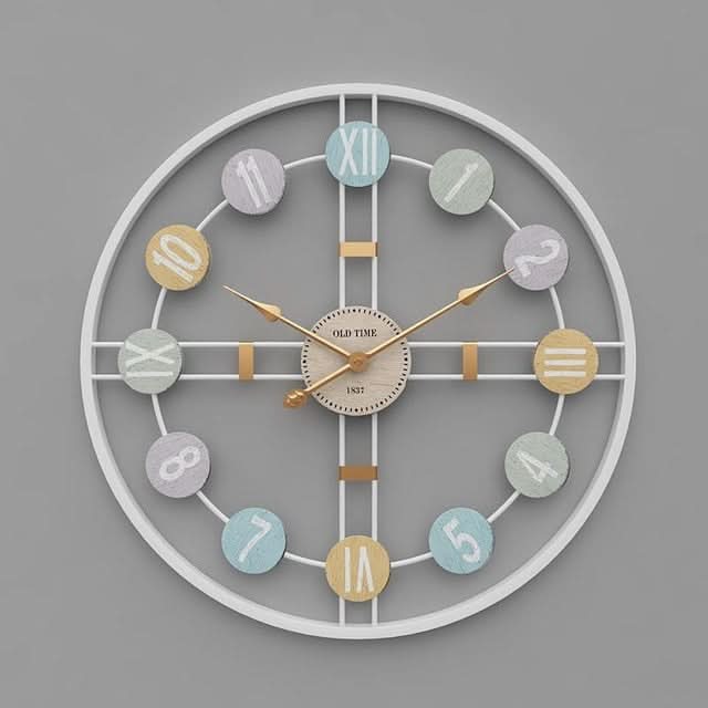 SereneTime Quiet Wall Clock For A Peaceful Living Space