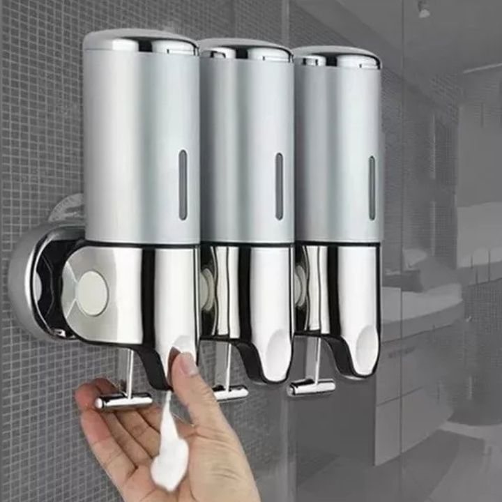 AureaLine Wall Mounted Soap Dispenser With Elegant Stainless Steel Design