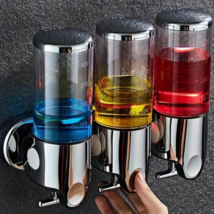 AureaLine Wall Mounted Soap Dispenser With Elegant Stainless Steel Design