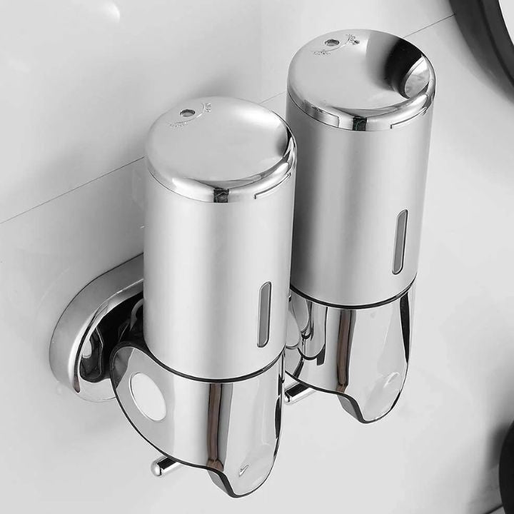 AureaLine Wall Mounted Soap Dispenser With Elegant Stainless Steel Design