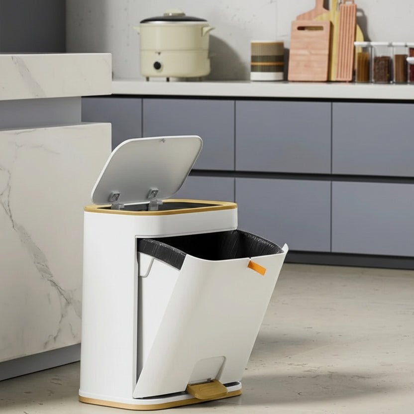 AeroBin Simple Bathroom Waste Bin With Smart Lid System