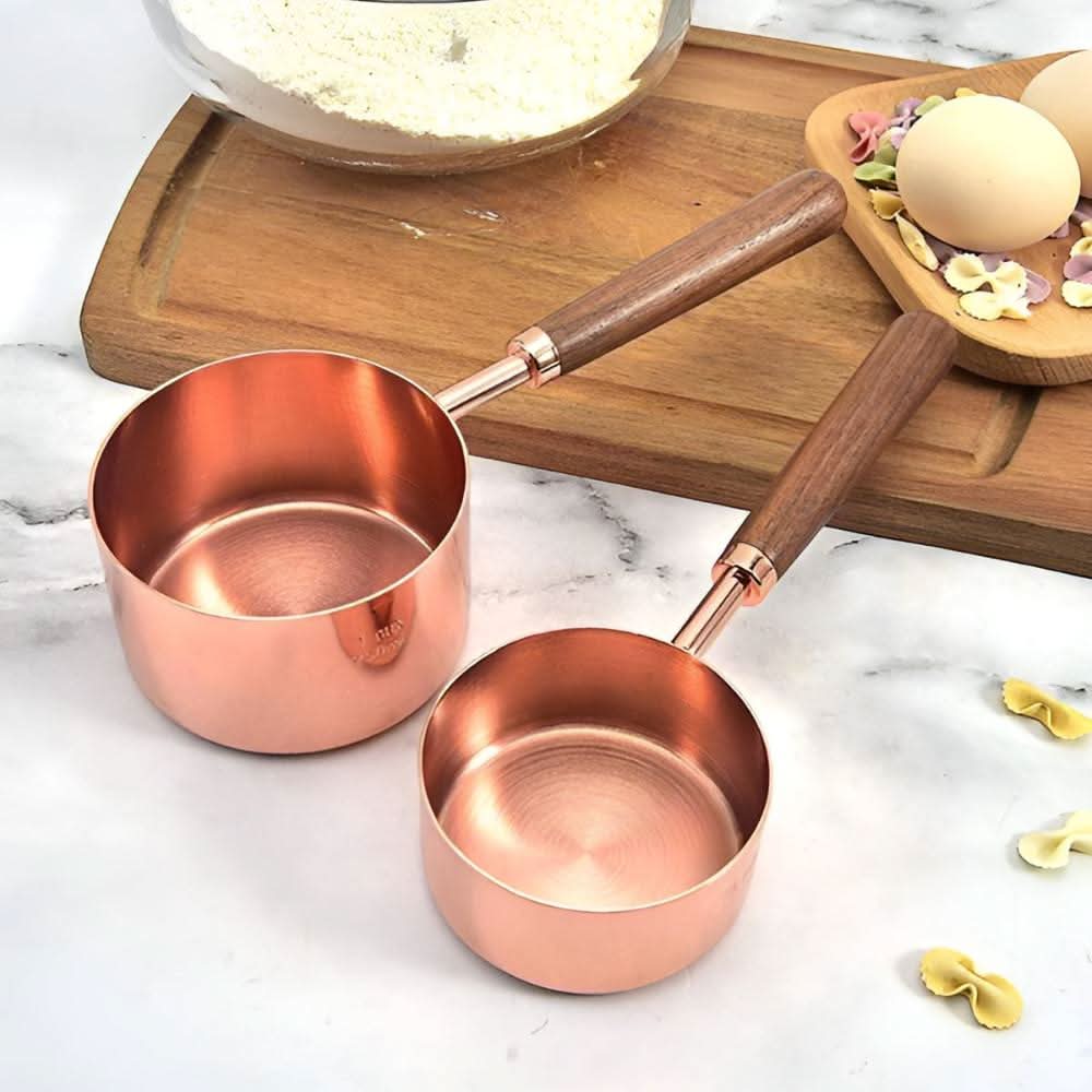 Aureline Premium Measuring Set In Stainless Steel With Copper Coating