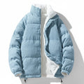 Corduroy Winter Jacket With Warm Lining And Zip Up
