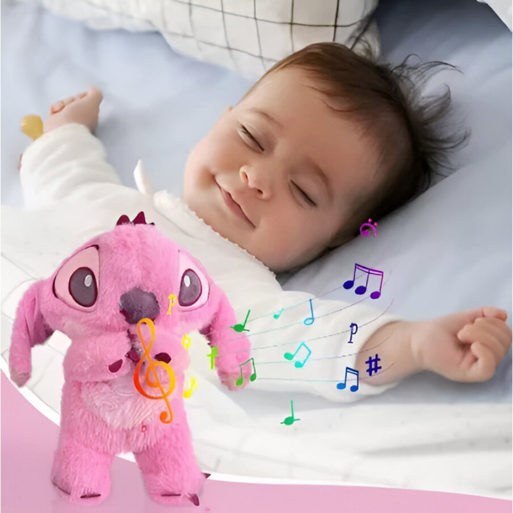 Plyšová hračka Breathing Light pro děti, uklidňující spací společník