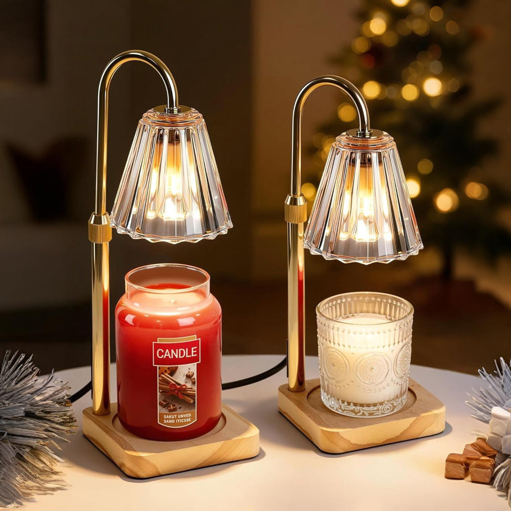 Lampada elettrica scaldacera per candele da tavolo