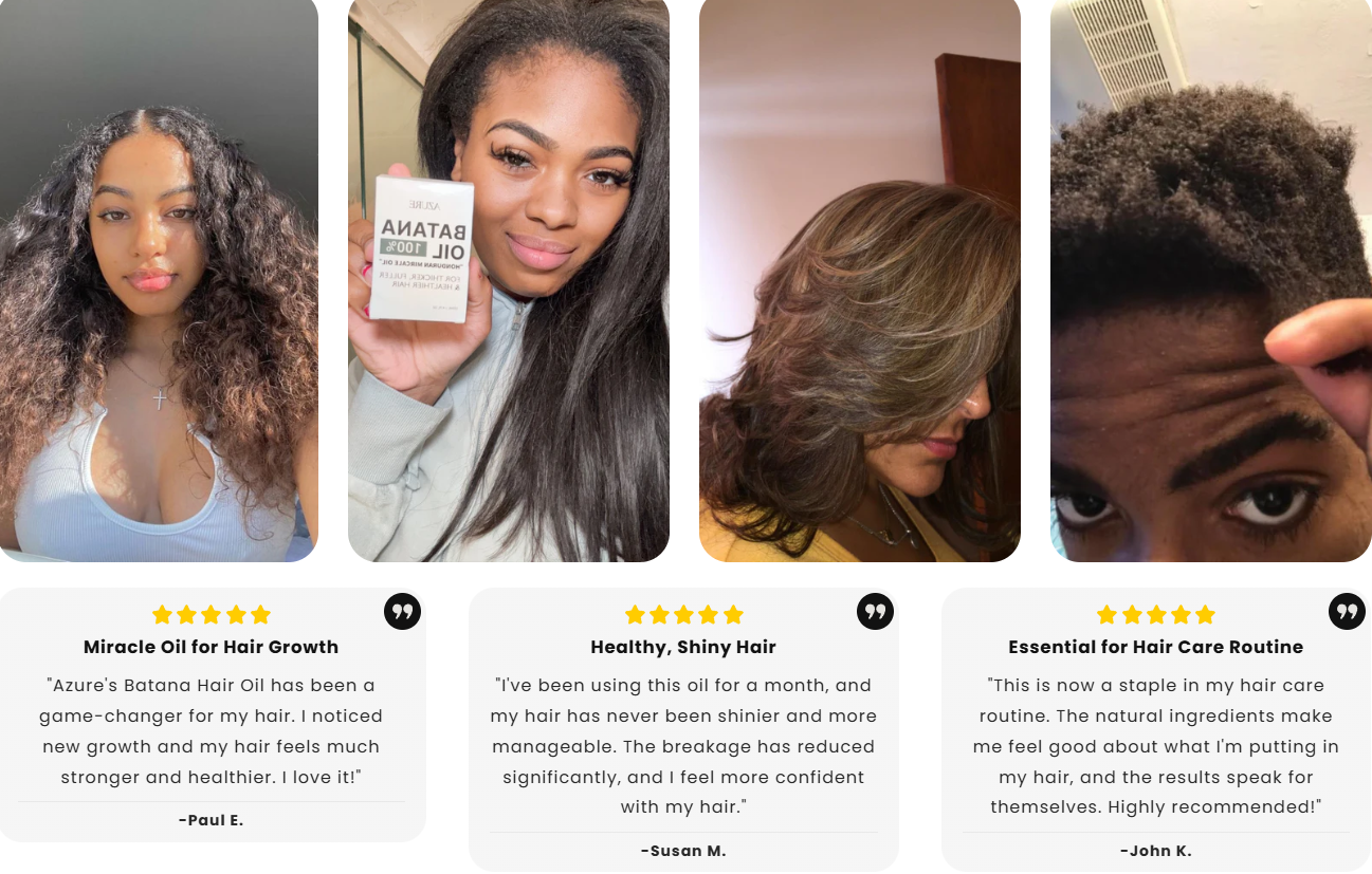Nourishing Batana Shampoo & Conditioner Set for Fuller-Looking, Healthier Hair