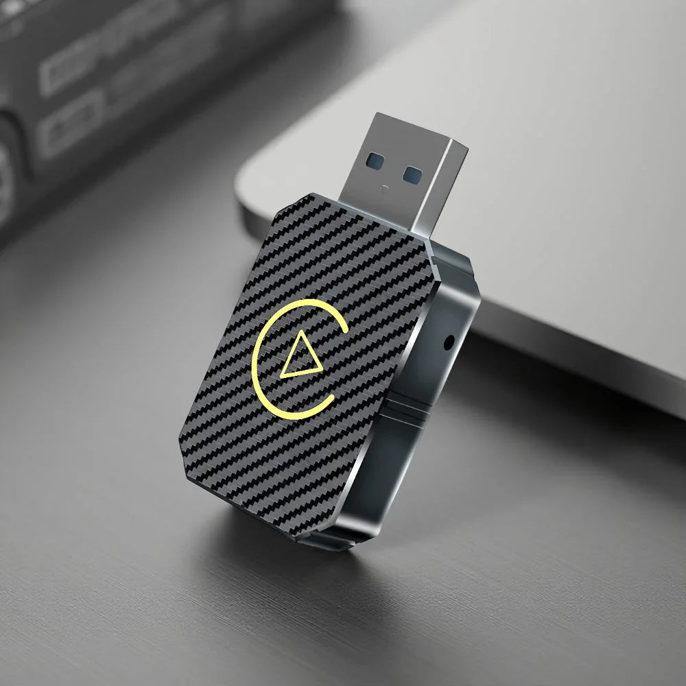Trådløs USB-biladapter til smartphoneintegration i køretøj