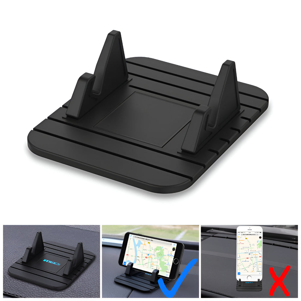 Sklisikker telefonholder for bilens dashbord, monteringsstativ for kjøretøy
