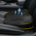 Memory Foam Car Seat Cushion Booster For Improved Driving Visibility