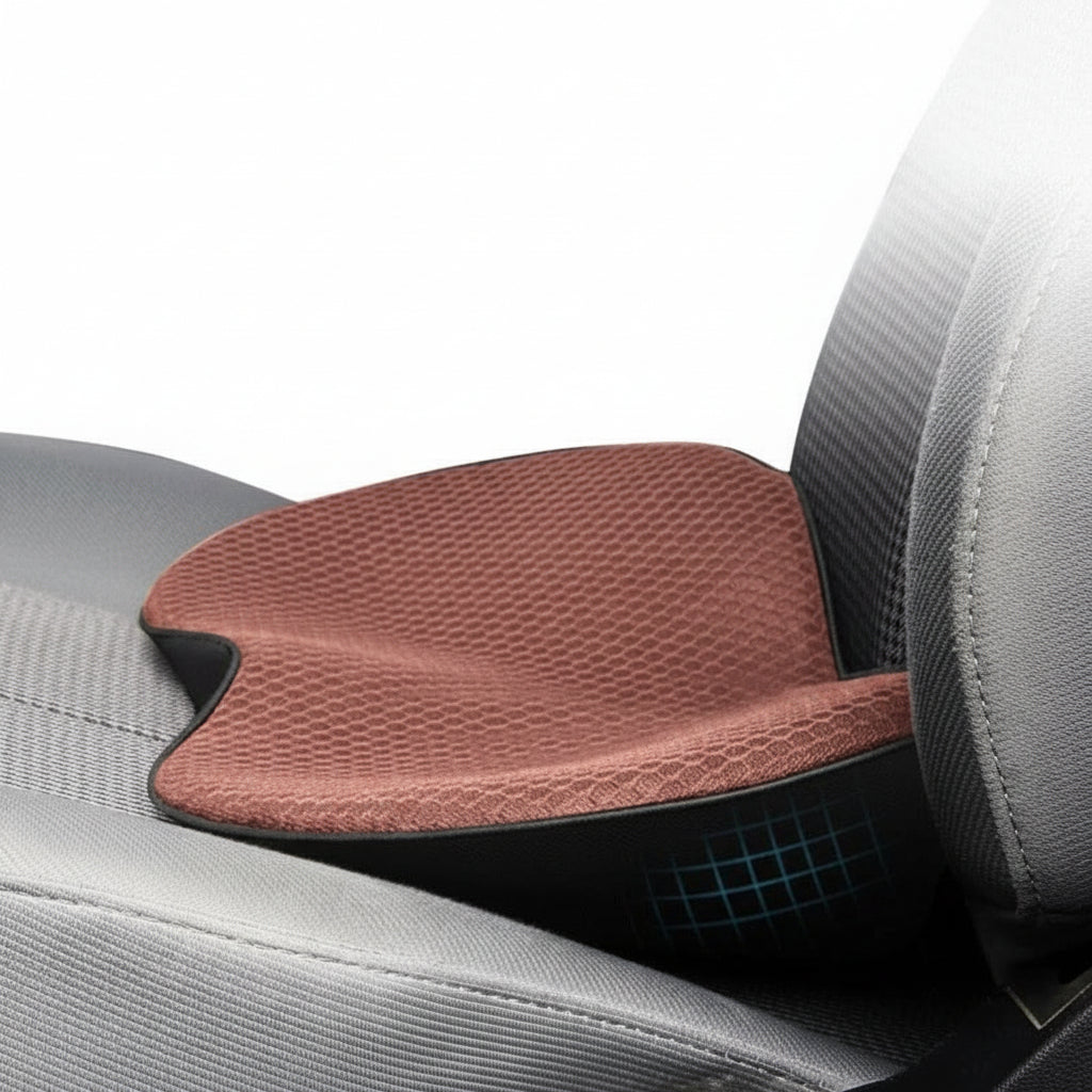 Memory Foam Car Seat Cushion Booster For Improved Driving Visibility