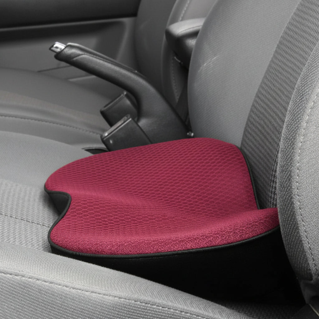 Memory Foam Car Seat Cushion Booster For Improved Driving Visibility
