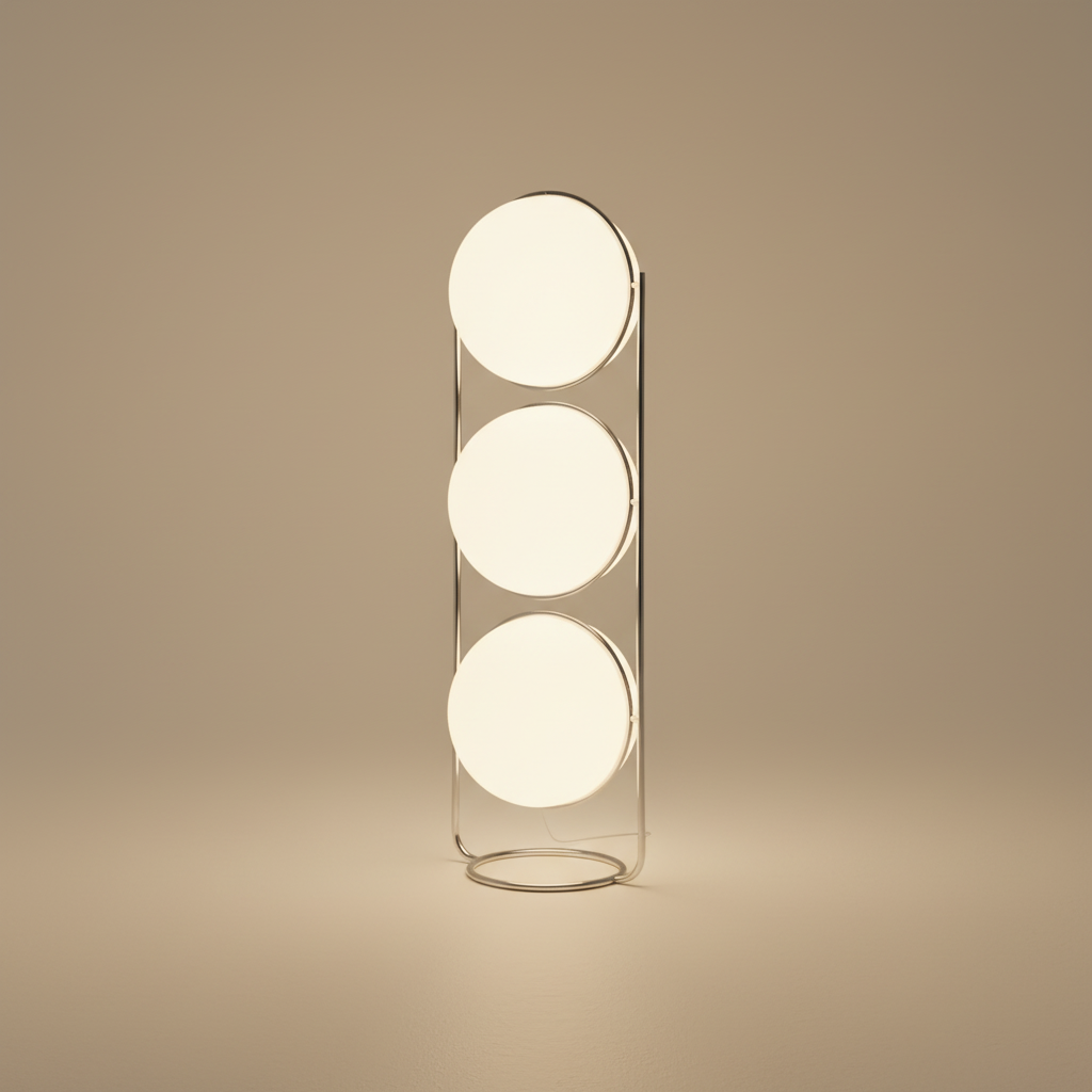 Nowoczesna szklana lampa wisząca AstraSphere z chromowanym wykończeniem