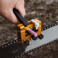 Chainsaw Chain Sharpening Jig With Guide Clamp For Precise Grinding