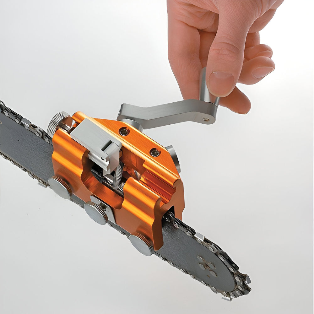 Chainsaw Chain Sharpening Jig With Guide Clamp For Precise Grinding