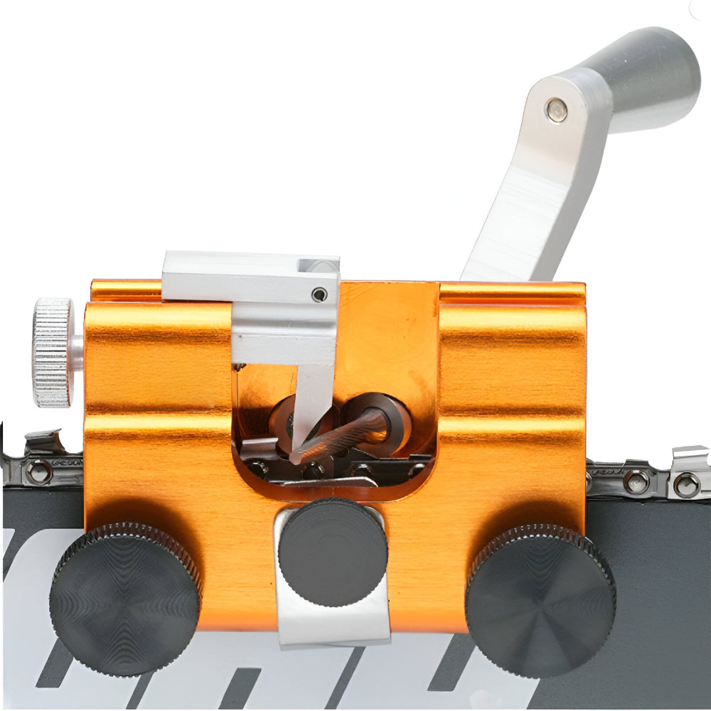 Chainsaw Chain Sharpening Jig With Guide Clamp For Precise Grinding