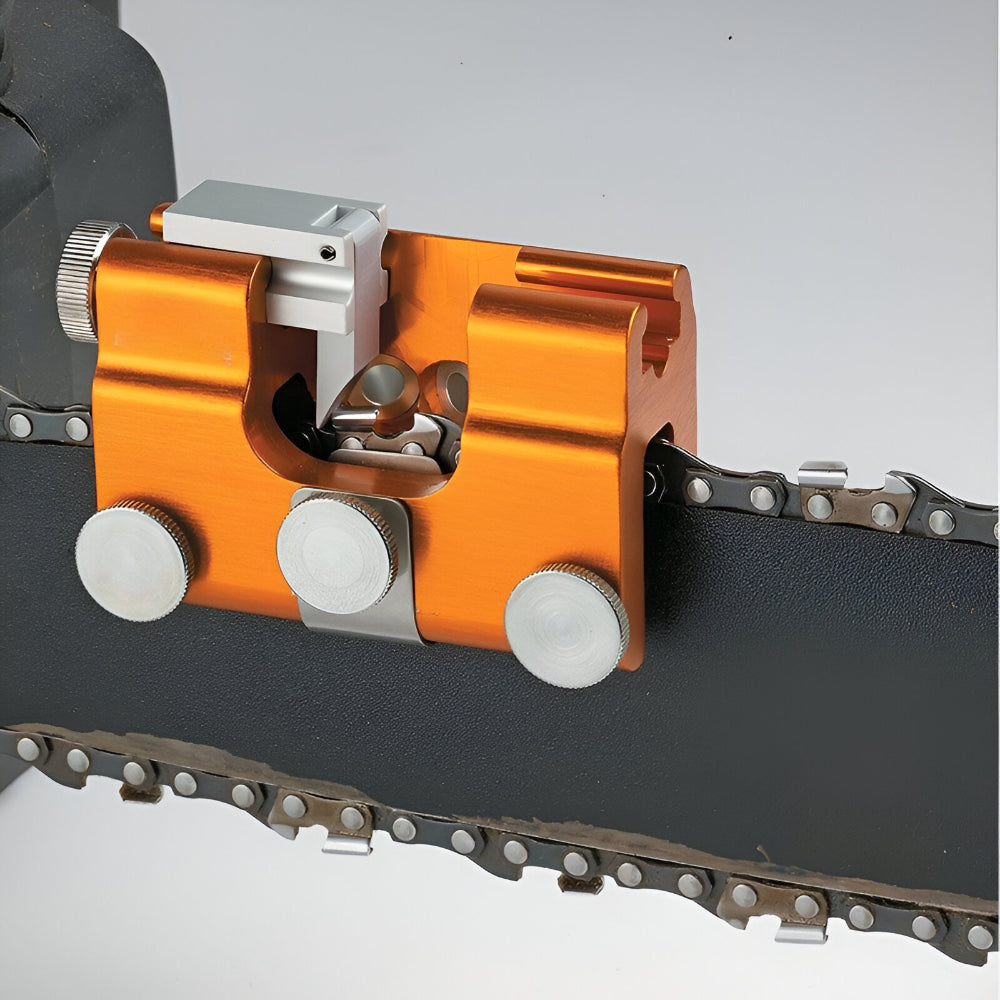 Chainsaw Chain Sharpening Jig With Guide Clamp For Precise Grinding