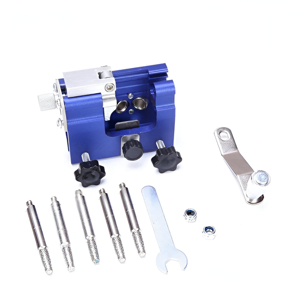 Chainsaw Chain Sharpening Jig With Guide Clamp For Precise Grinding