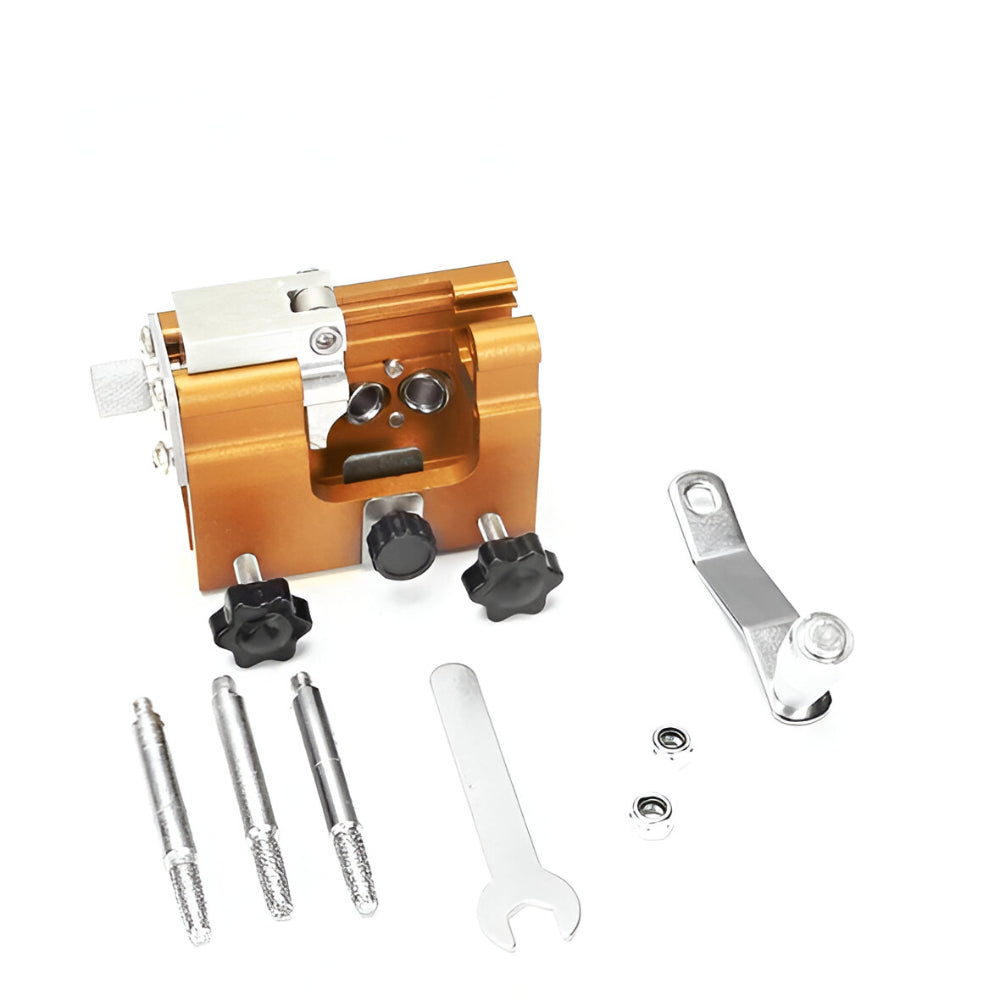 Chainsaw Chain Sharpening Jig With Guide Clamp For Precise Grinding