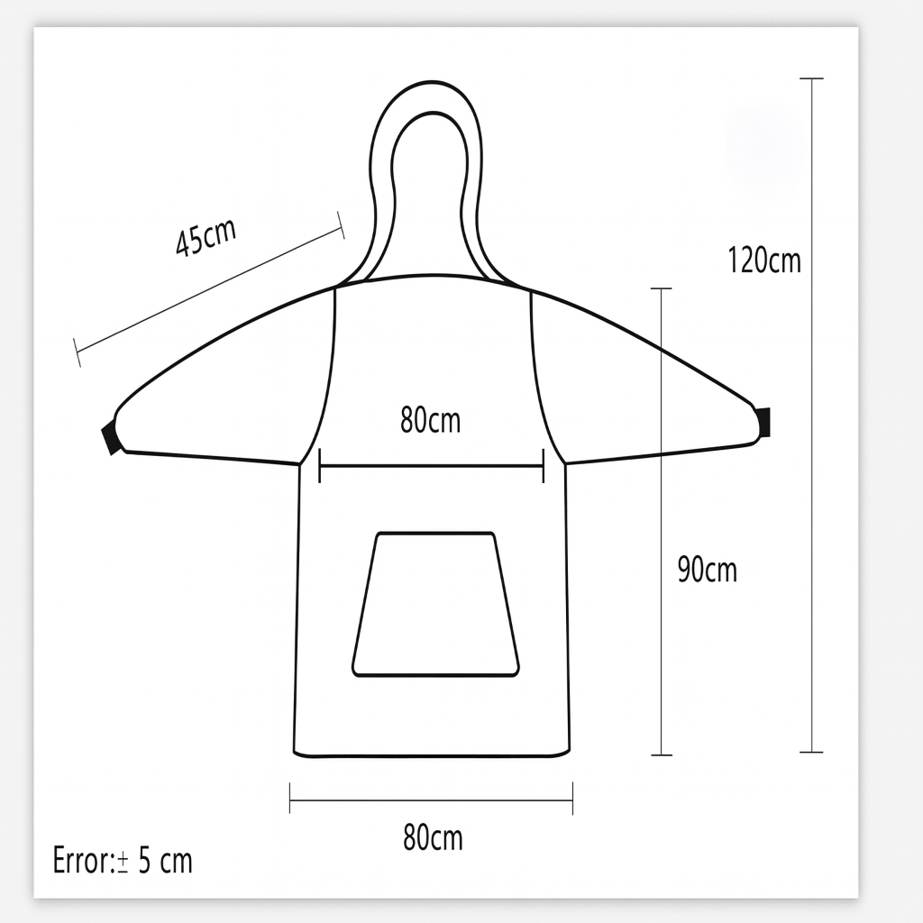 Couverture à capuche en polaire CozyNest pour un confort ultime