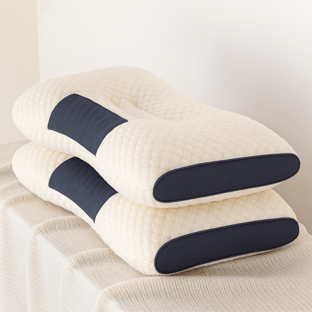 SpineEase Ergonomic Orthopedic Pillow For Neck And Back Support