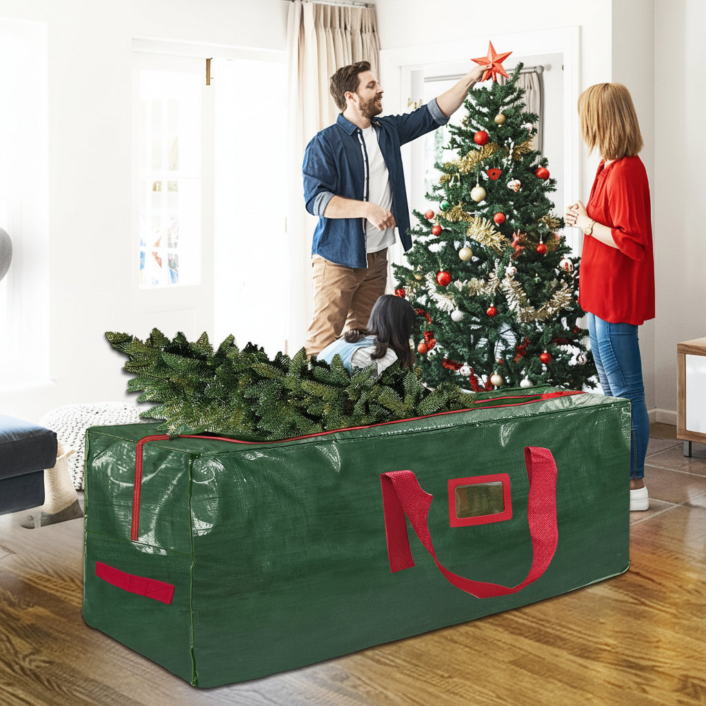 Vandtæt kraftig opbevaringspose til juletræ