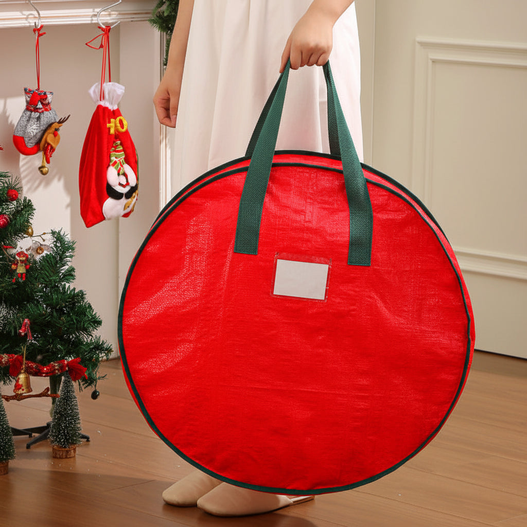 Borsa in poliestere per ornamenti per la conservazione delle decorazioni di Natale