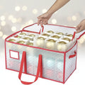 Christmas Ornament Organizer In Large Zippered Box