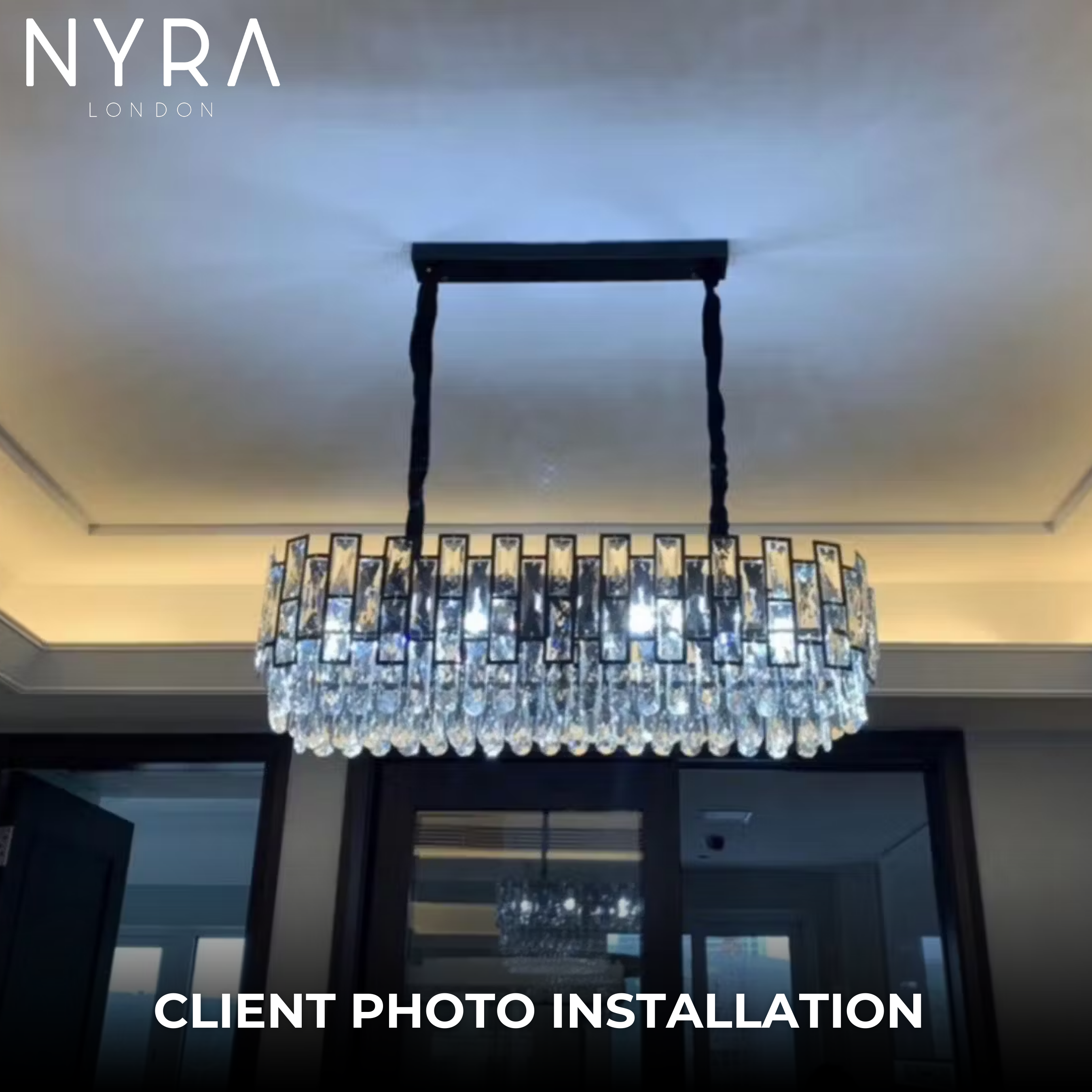 Kolekce lustrů Celestia Crystal pro elegantní interiéry