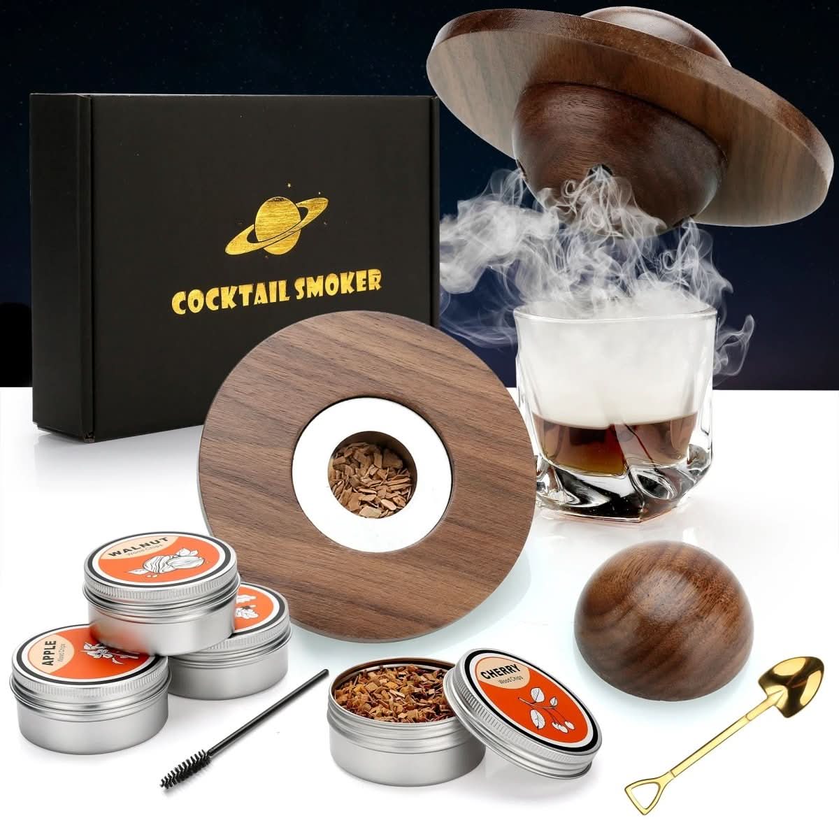 CinderCraft Cocktail Smoker Kit for Whiskey and Bourbon Lovers