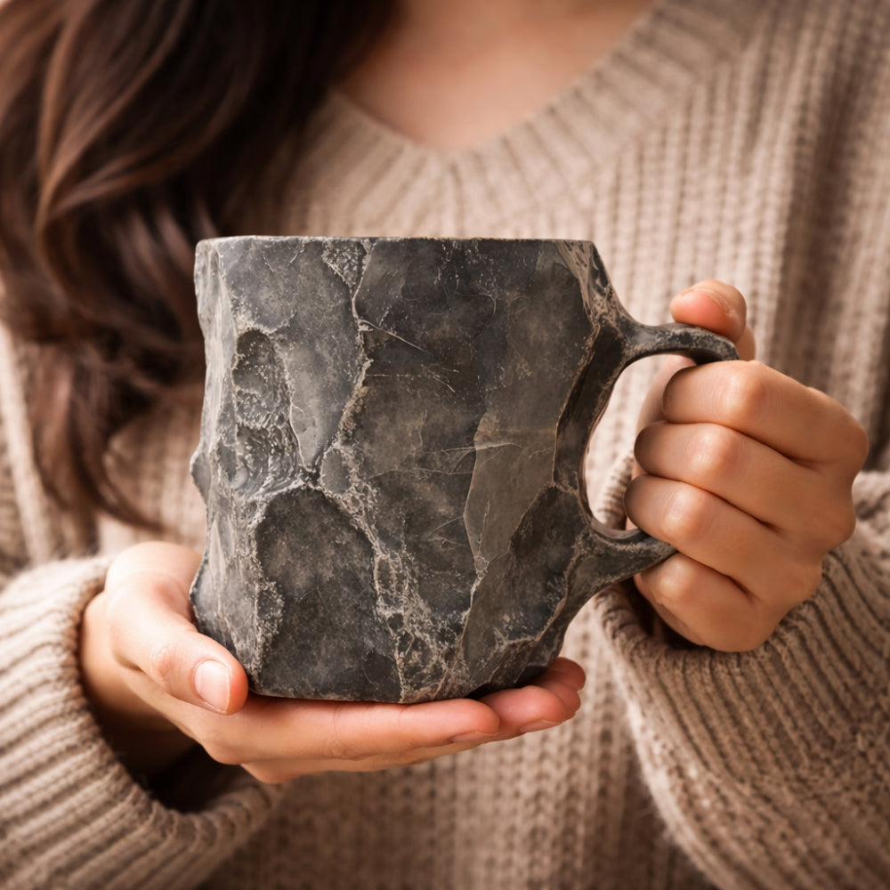 Stone Style Kaffeetasse für den täglichen Gebrauch Dekoratives Trinkgeschirr