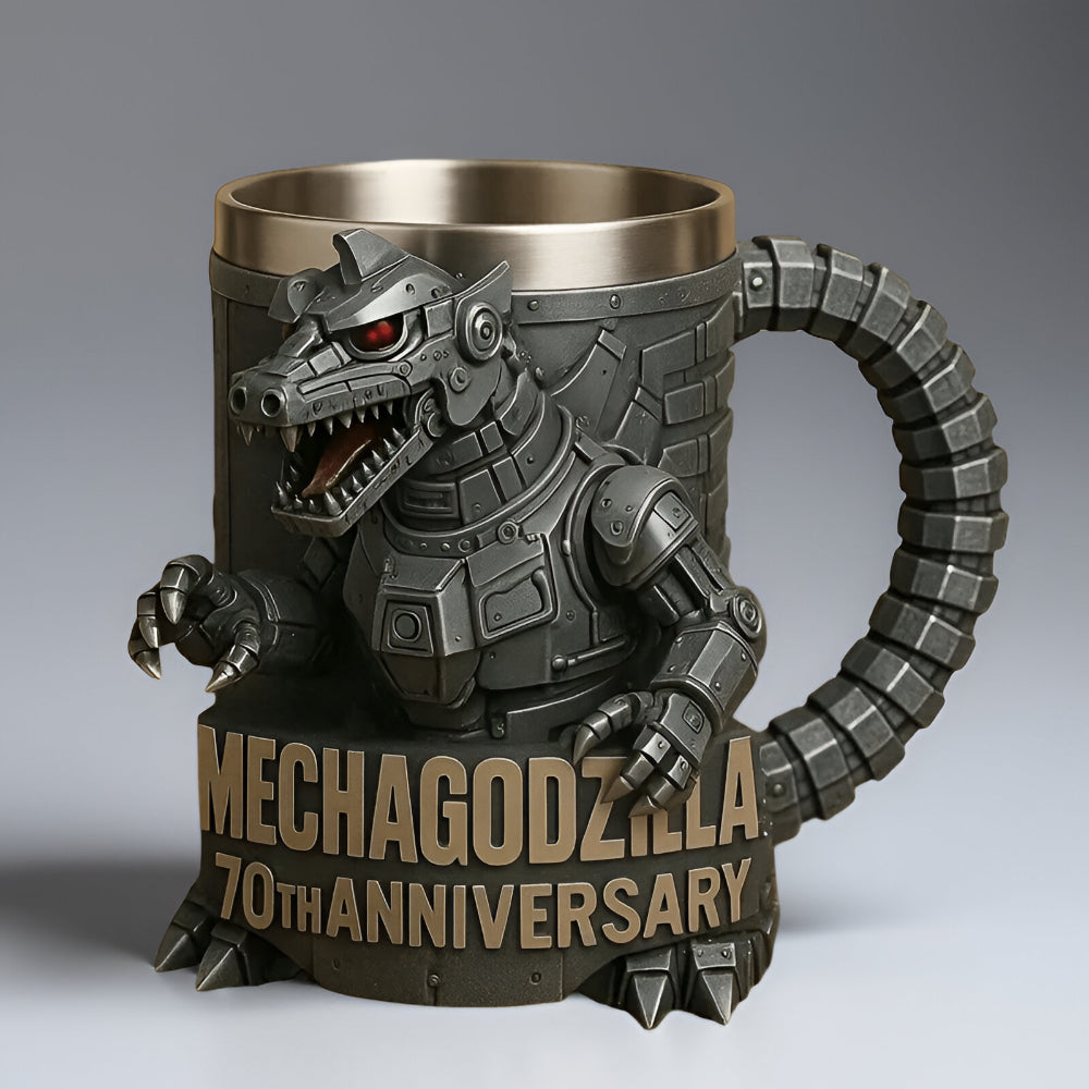 Monster Figure Ceramic Coffee Mug With 3D Sculpted Details
