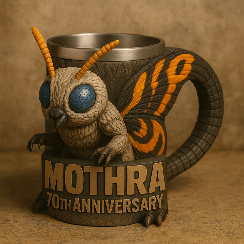 Monster Figure Ceramic Coffee Mug With 3D Sculpted Details