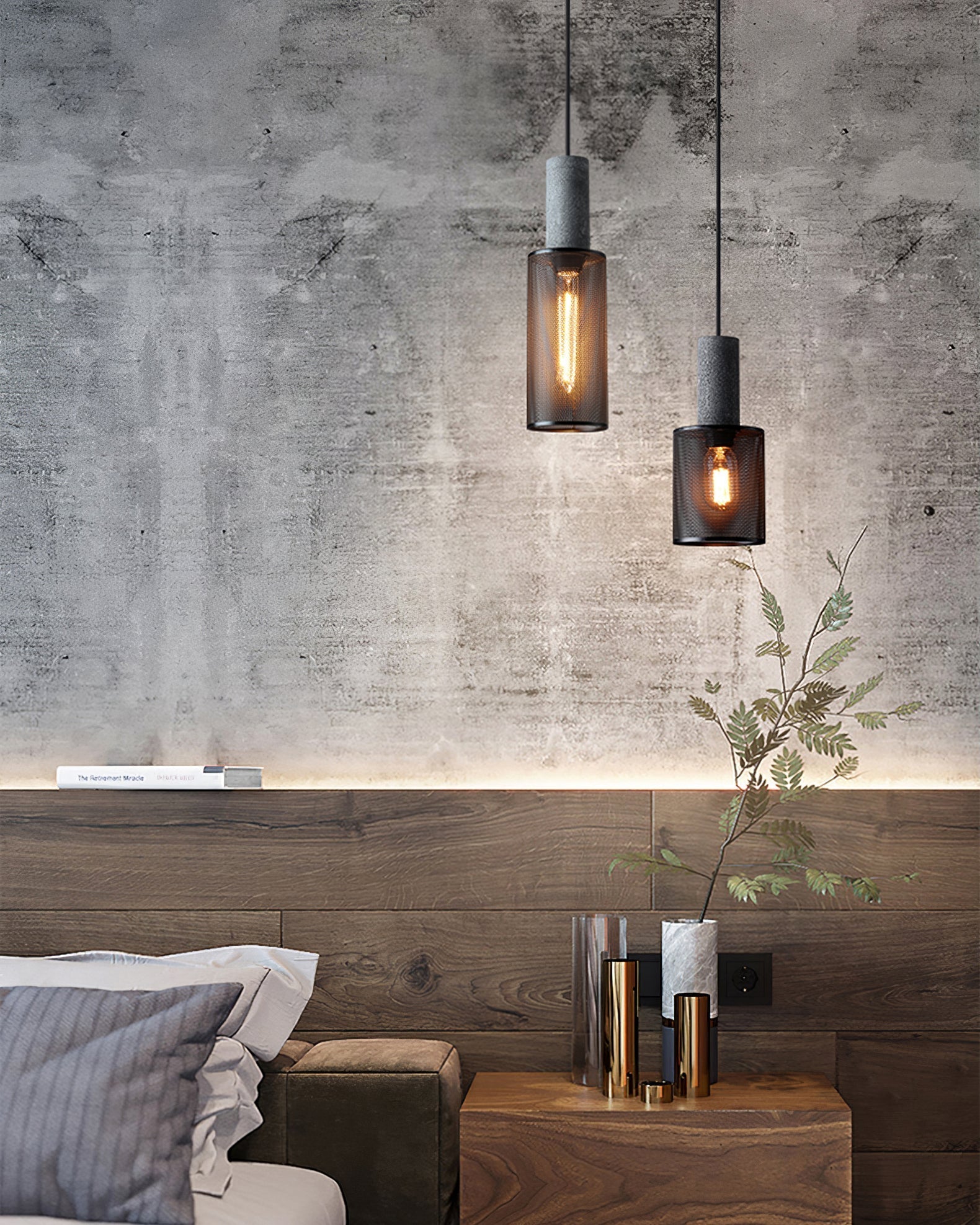 Průmyslové závěsné LED svítidlo Urban Concrete