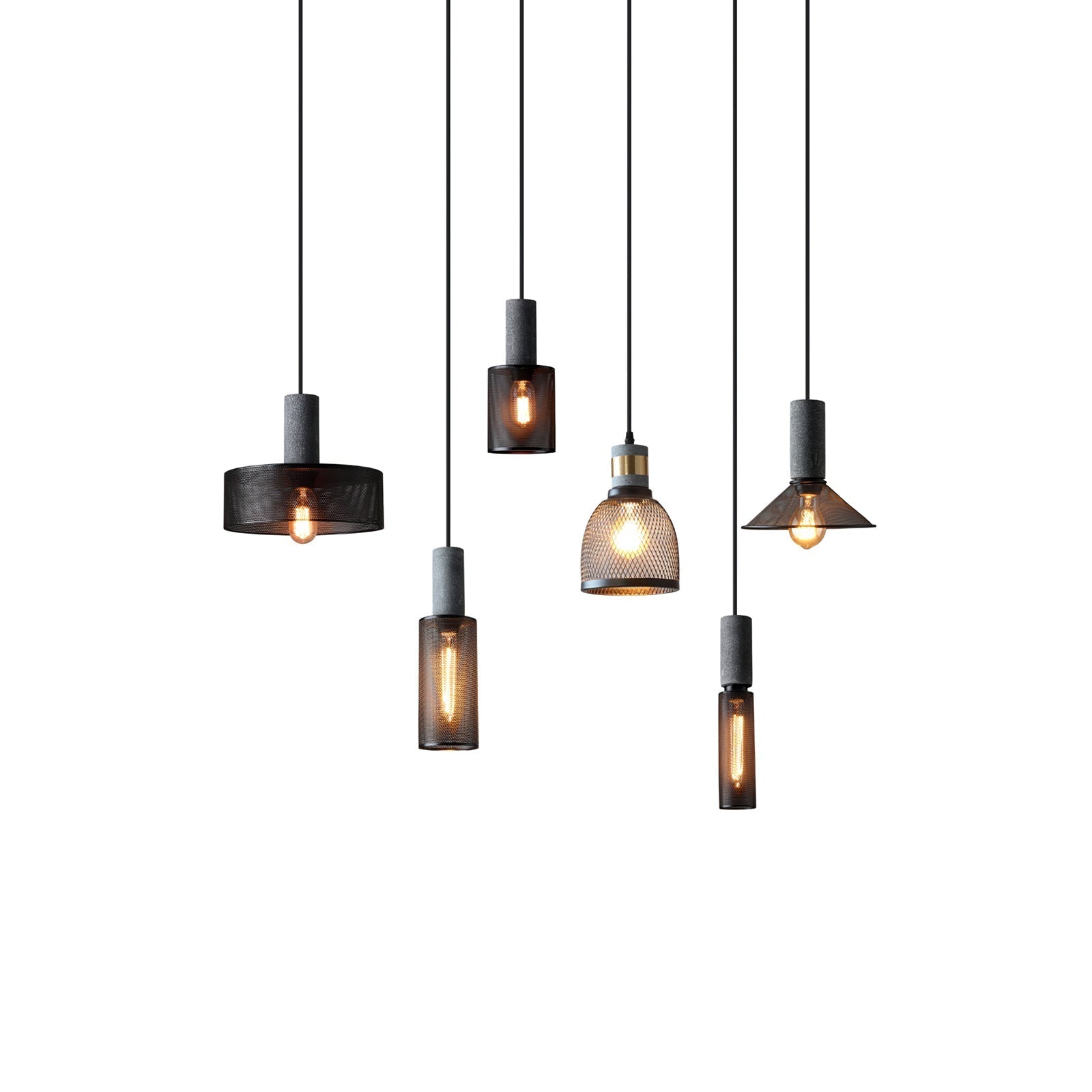 Průmyslové závěsné LED svítidlo Urban Concrete