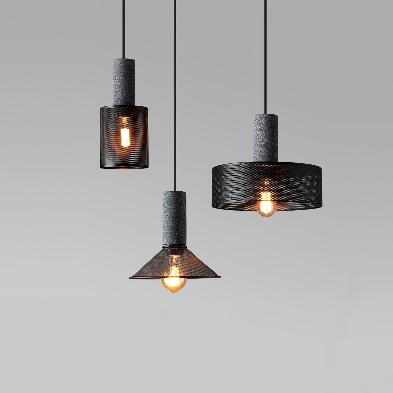 Průmyslové závěsné LED svítidlo Urban Concrete
