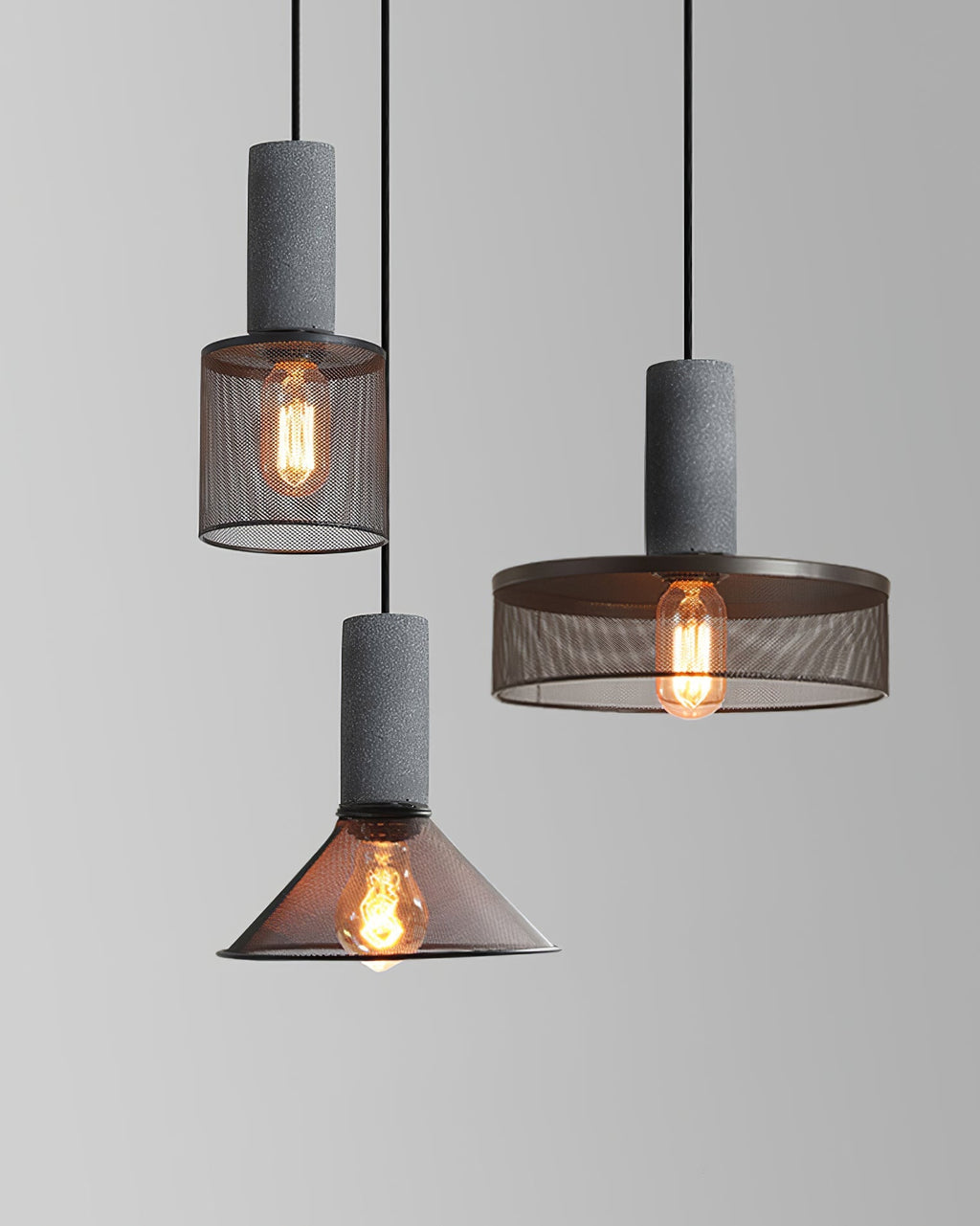 Průmyslové závěsné LED svítidlo Urban Concrete