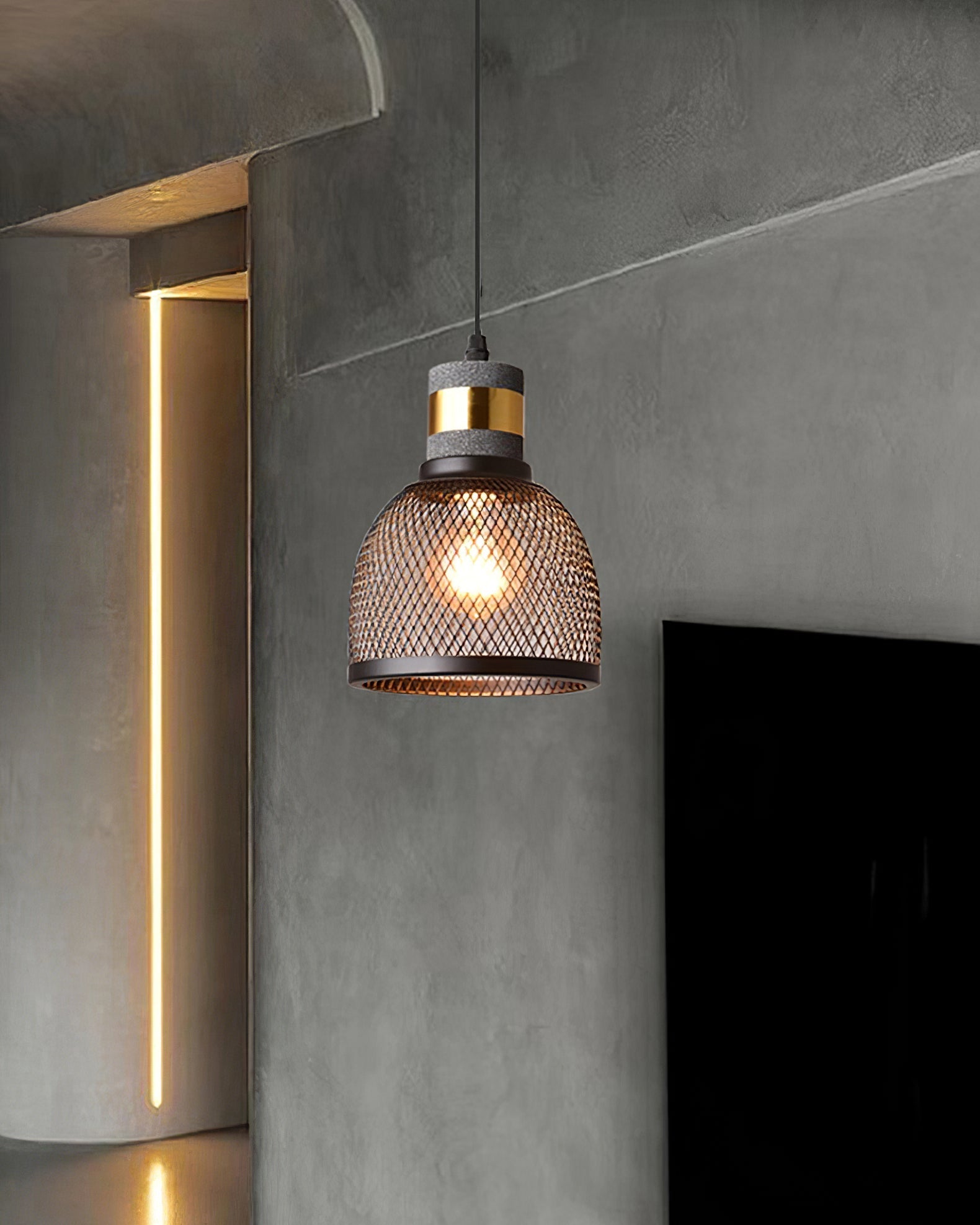 Průmyslové závěsné LED svítidlo Urban Concrete