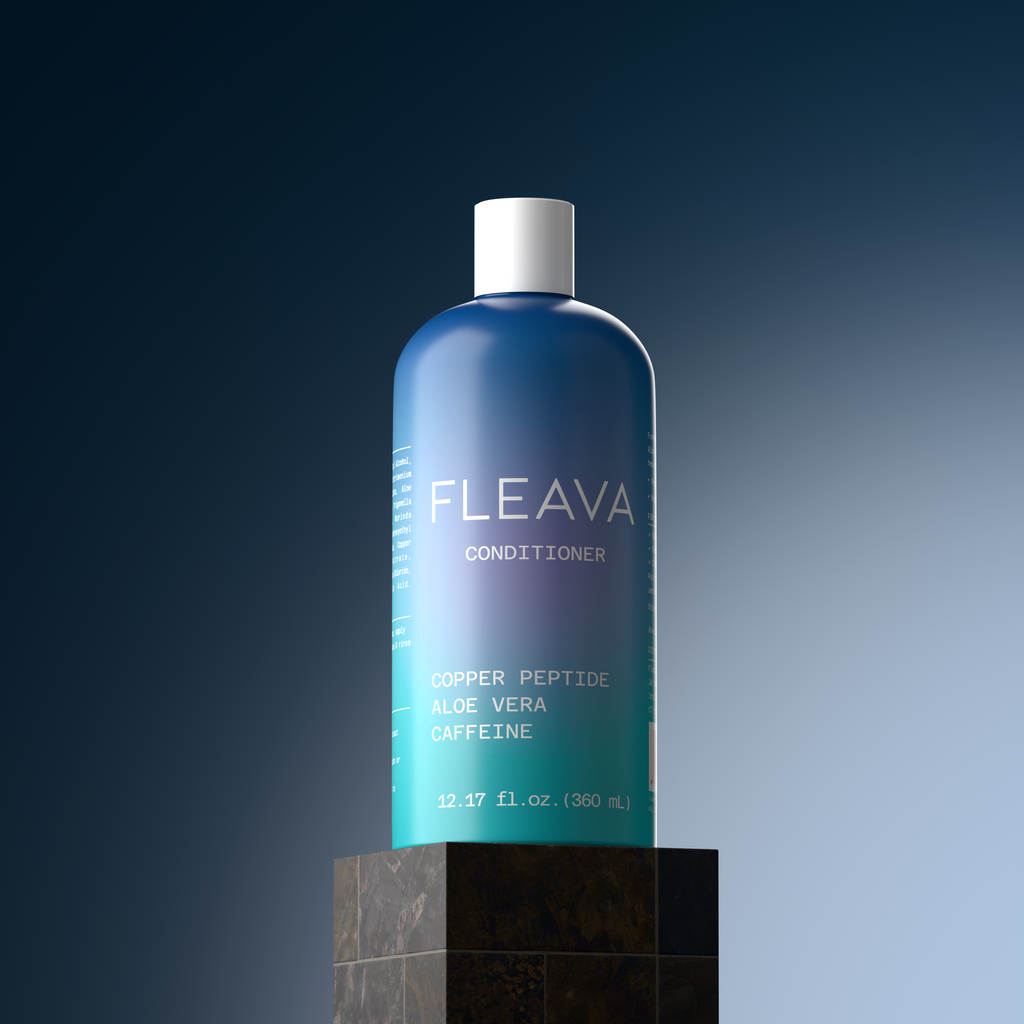 Duo med kobberpeptid shampoo og balsam til hovedbundens velvære og stærkere udseende hår