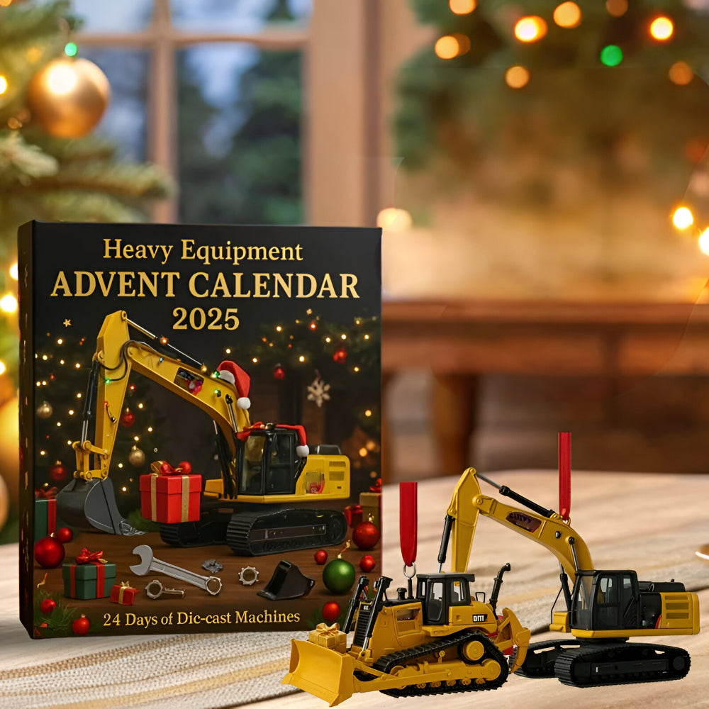 Adventní kalendář s 24 mini litými stavebními vozidly