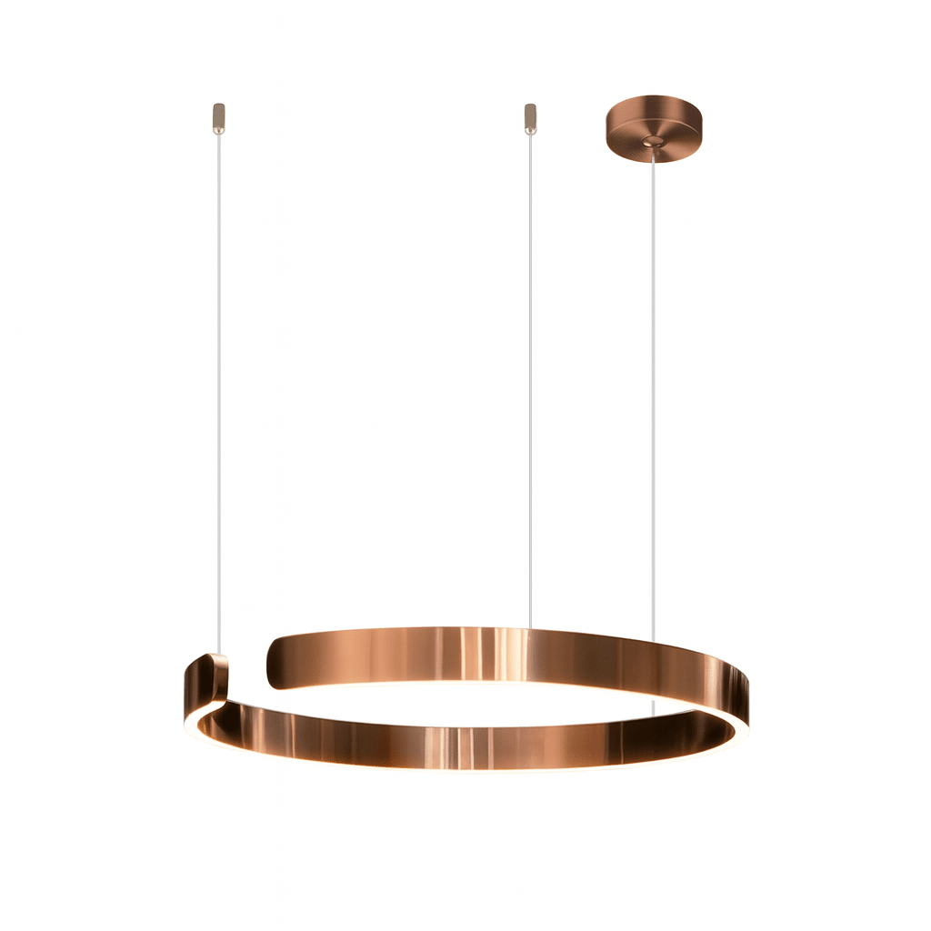 LED Pendant Light Fixture, Contemporary Circular, 24 Inch Diameter | Rosalyssa