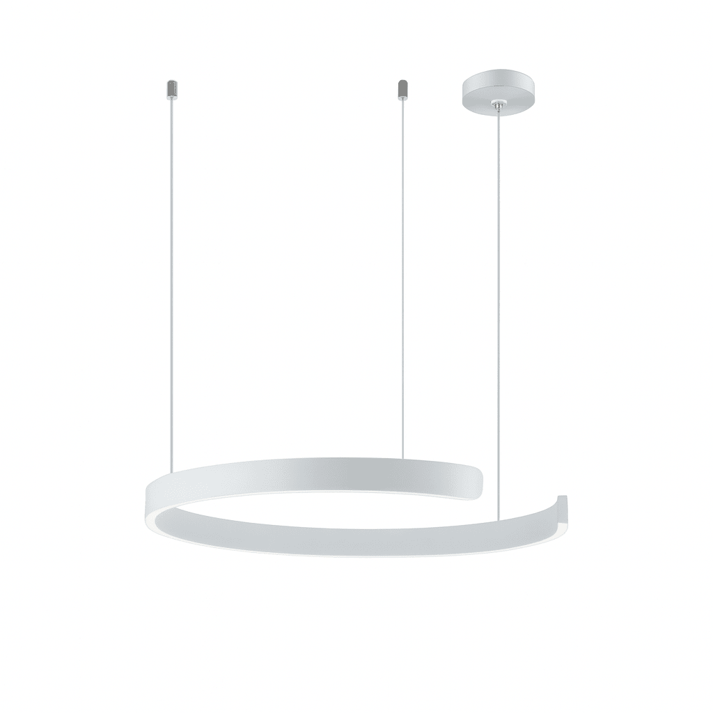 LED Pendant Light Fixture, Contemporary Circular, 24 Inch Diameter | Rosalyssa