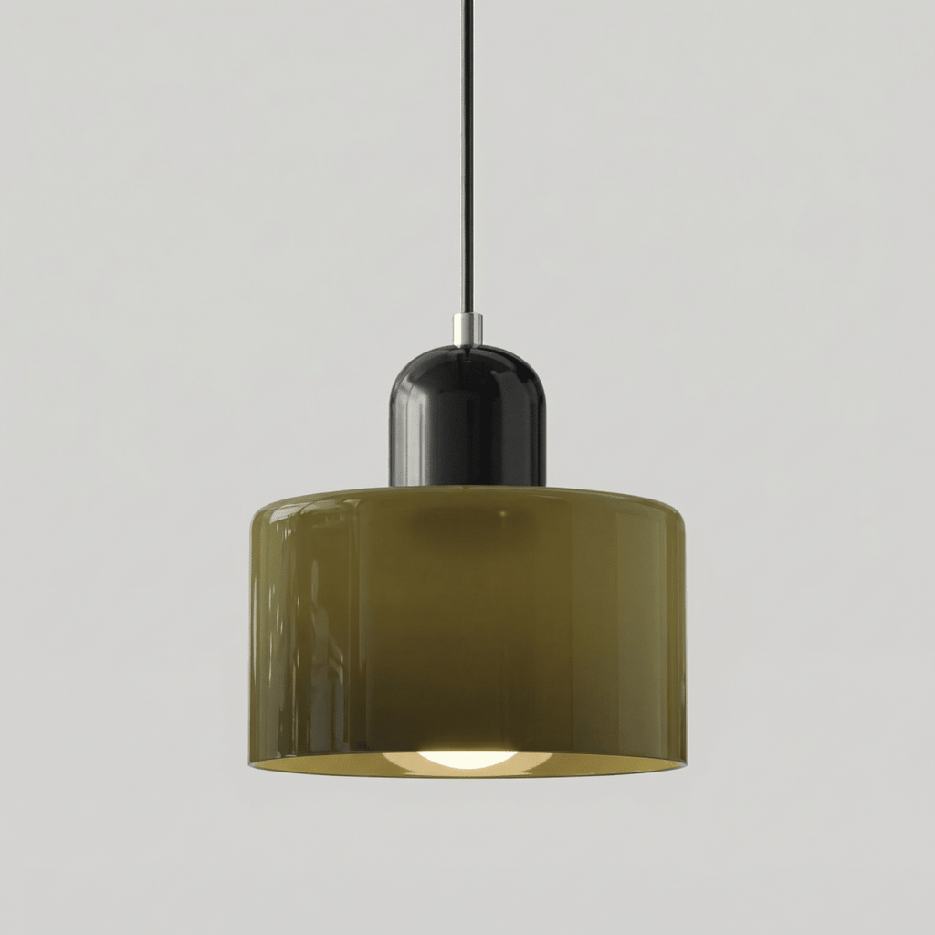Contemporary Metal Pendant Ceiling Light Fixture, 12-Inch | Rosalyssa