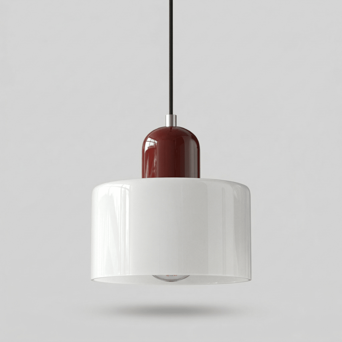 Contemporary Metal Pendant Ceiling Light Fixture, 12-Inch | Rosalyssa