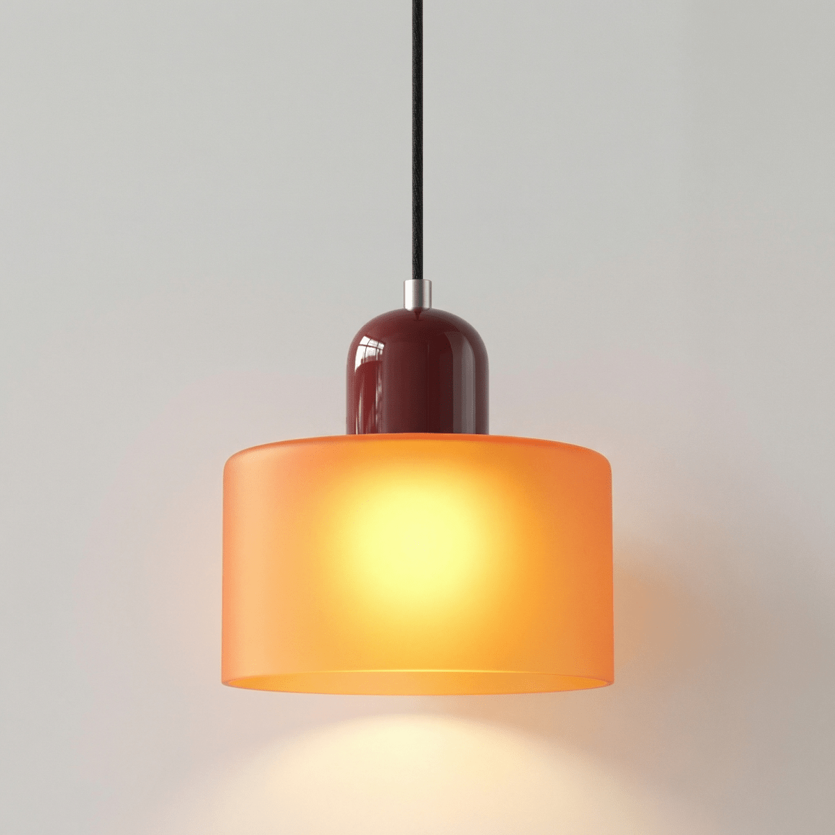 Contemporary Metal Pendant Ceiling Light Fixture, 12-Inch | Rosalyssa
