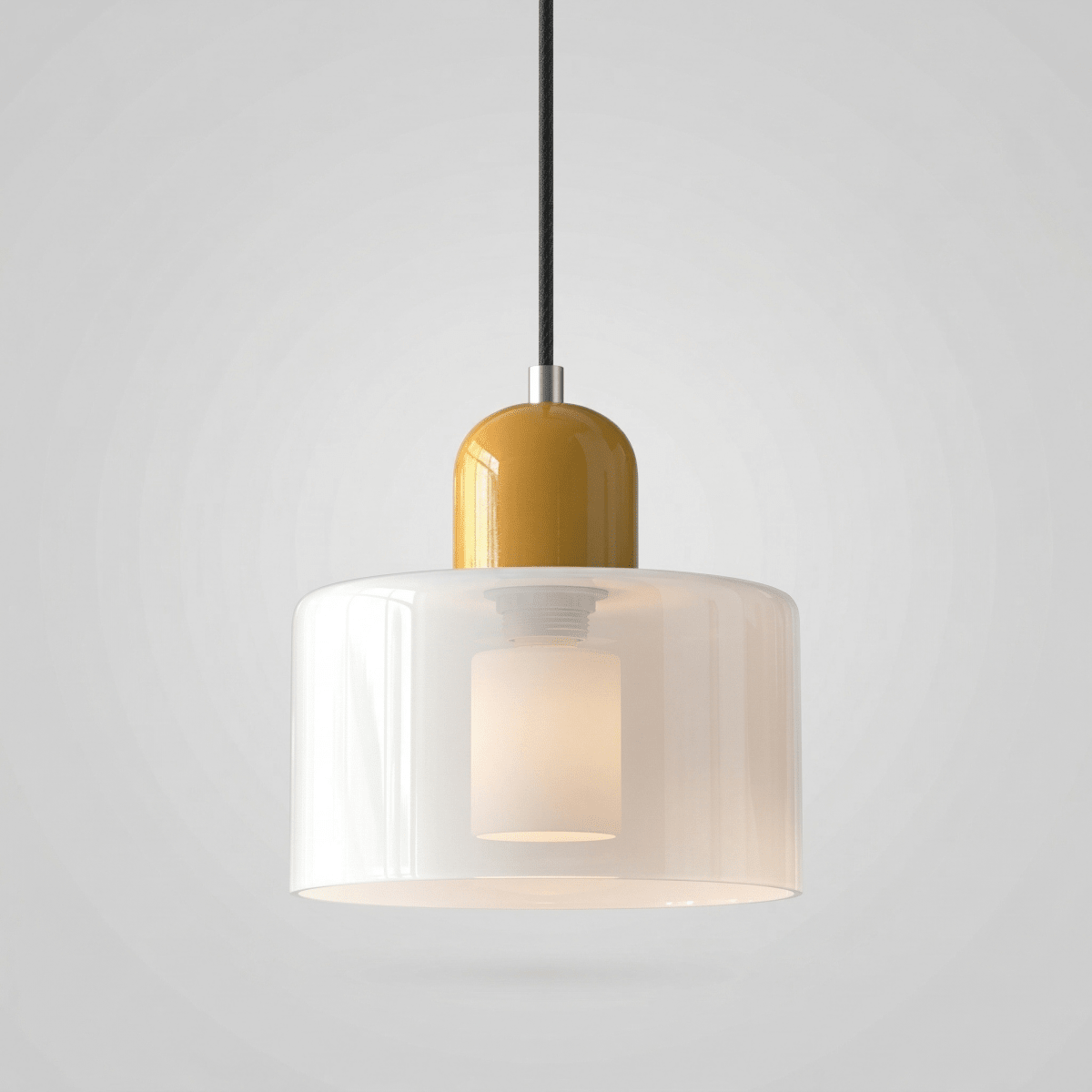 Contemporary Metal Pendant Ceiling Light Fixture, 12-Inch | Rosalyssa