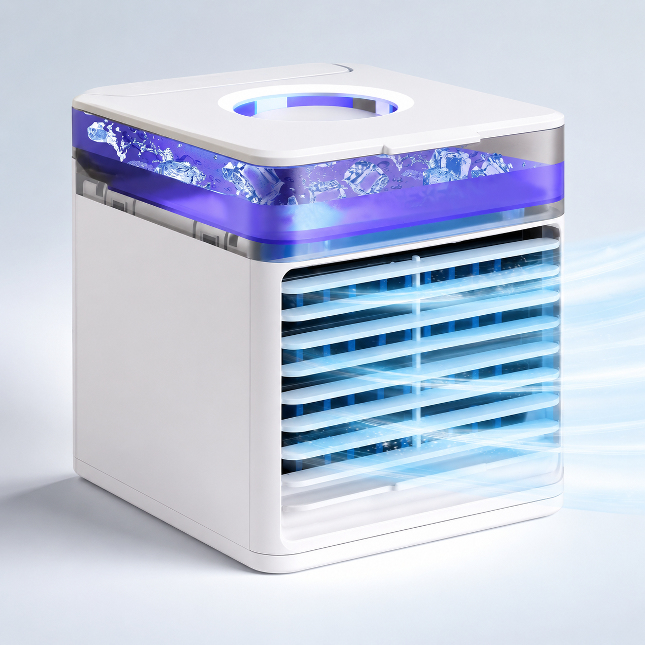 Compact Portable Desktop Air Conditioner With Humidifier For Personal Use