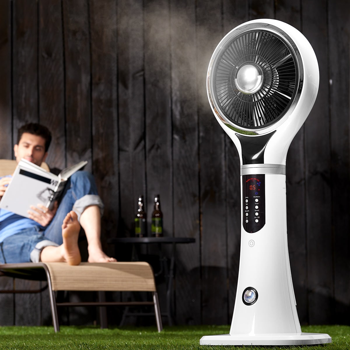 Refroidisseur évaporatif compact portable pour un refroidissement rapide de l'air